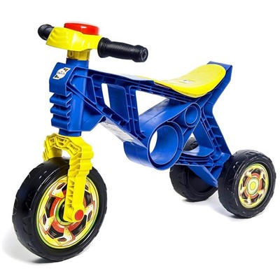 Каталка-мотоцикл трехколёсный, цвет синий 6344002
