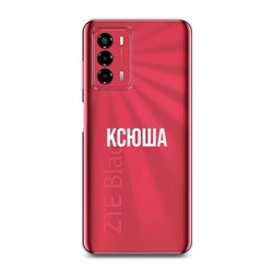 Силиконовый чехол Ксюша на ZTE Blade V40 Vita