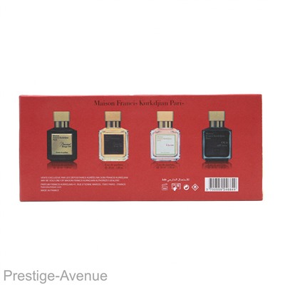 Подарочный набор Maison Francis Kurkdjian Collection extrait красный 4x30 ml