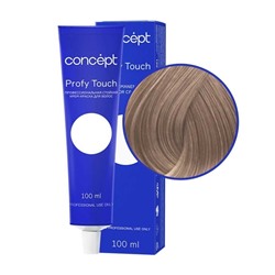 Concept Profy Touch 9.1 Профессиональный крем-краситель для волос, светлый пепельный блондин, 100 мл