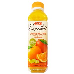 Витаминный напиток с лактобактериями Смузи Smoothie Orange OKF (апельсин, белый виноград, манго), Корея, 500 мл Акция