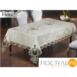 SK-229/06 Скатерть EFOR FLORA 160*220 серебро