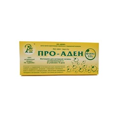 Фитосвечи Про-аден Флюид СО 2 при простатите 10 свечей по 0,2 гр