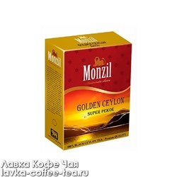 чай чёрный Monzil Super PEKOE Golden Ceylon, картон 100 г.