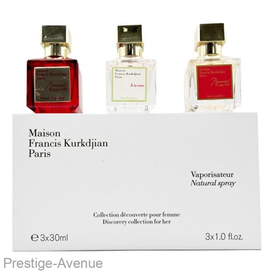 Парфюмерный набор Maison Francis Kurkdjian 3x30 ml