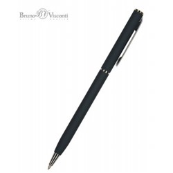 Ручка автоматическая шариковая 0.7мм "PALERMO" синяя (сине-черный металлический корпус) 20-0250/05 Bruno Visconti