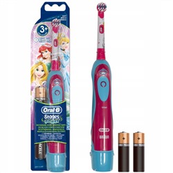Зубная щетка Электрическая Детская Oral-B AdvancePower DB4510 на батарейках Kids Принцессы для девочек