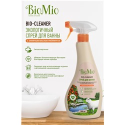 Антибактериальное чистящее эко средство для ванной комнаты BioMio BIO-BATHROOM CLEANER ГРЕЙПФРУТ, 50
