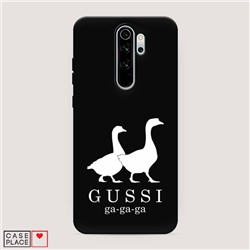 Матовый силиконовый чехол Gussi ga ga ga на Xiaomi Redmi Note 8 Pro