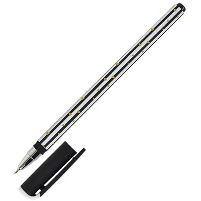 Ручка шариковая масляная 0.5мм "Slim Soft. LOREX B.W.STRAPS" синяя LXOPSS-BW2 LOREX