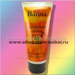 Тайский крем Banna для усиления загара с защитой от солнца SPF50PA++ 200 мл