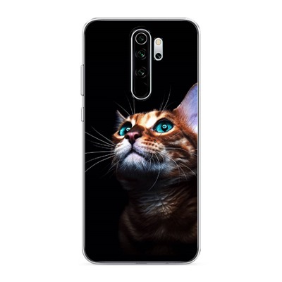 Силиконовый чехол Мечтательный кот на Xiaomi Redmi Note 8 Pro