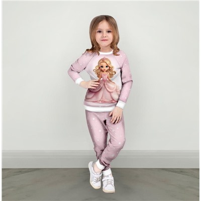 Детский костюм со свитшотом Барби 7