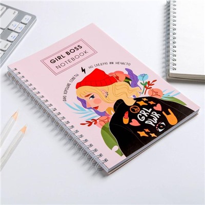 Ежедневник Girl Boss NOTEBOOK, А5, 60 листов