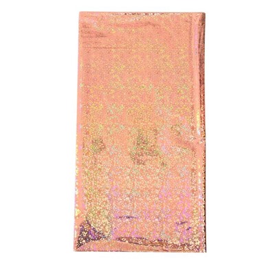 Скатерть «Голография» сердца, 137×183 см, цвет розовое золото