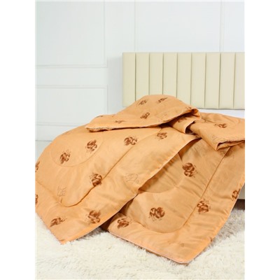 Одеяло 1,5 сп Medium Soft Стандарт Camel Wool (верблюжья шерсть) арт. 221 (300 гр/м)