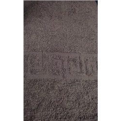 Полотенце махровое "серо-коричневый" 70*140 см