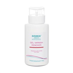 Domix Green Professional Средство для снятия гель-лака (шеллака) / Gel Varnish Remover с помпой, 255 мл