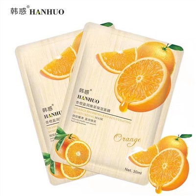 Тканевая маска для лица Hanhuo Orange