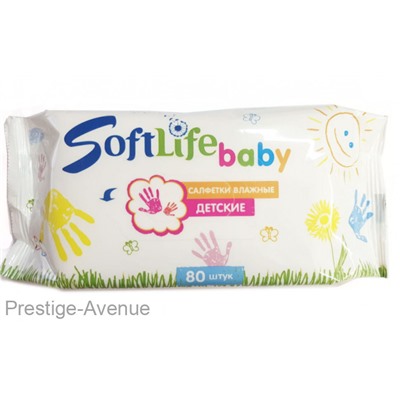 Softline baby влажные детские салфетки 80 шт