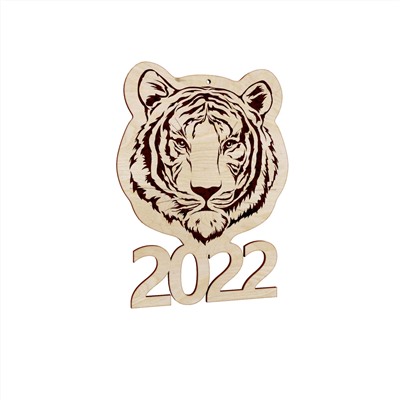 елочная игрушка "тигр 2022"