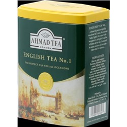 AHMAD TEA. English Caddy. English tea №1 100 гр. жест.банка