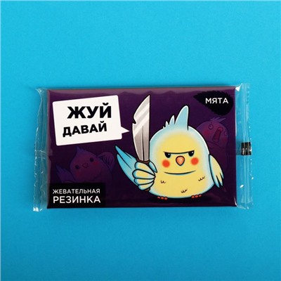 Жевательная резинка «Жуй давай», мята, 5 шт.