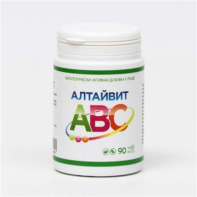 Комплекс витаминов «Алтайвит АВС», при простуде, 90 таблеток по 0,5 г