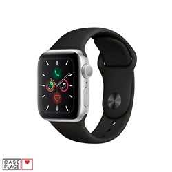 Ремешок для Apple Watch из силикона 38/40 мм черный