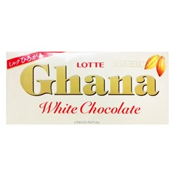 Белый шоколад Гана Ghana Lotte, Япония, 45 г Акция