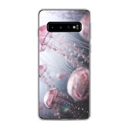 Силиконовый чехол Медузы на Samsung Galaxy S10