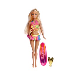 Кукла-модель  "Ксения на отдыхе" шарнирная, с аксессуарами, МИКС 7687232