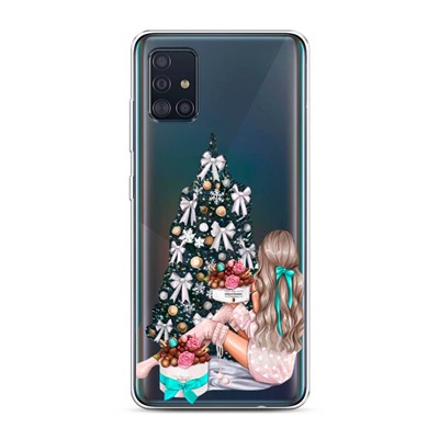 Силиконовый чехол New Year на Samsung Galaxy A51