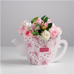 Коробка-переноска чайник With love 39,4 х 25,4 см