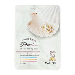 MeLoSo Тканевая маска для лица с экстрактом жемчуга / Total Solution Pearl Mask, 25 г