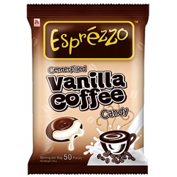 Леденцы кофейные с ванильной начинкой Vanilla Coffee Candy Esprezzo 150 гр.