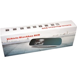 Зеркало заднего вида с видеорегистратором Vehicle Blackbox DVR
