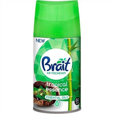 Освежитель воздуха BRAIT Freshmatic Tropical Essence Сменный баллон 250мл (совместим с AirWick)