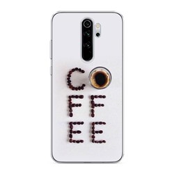 Силиконовый чехол Cofee из зерен на Xiaomi Redmi Note 8 Pro