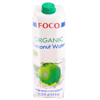 Органическая кокосовая вода Foco, Вьетнам, 1 л Акция
