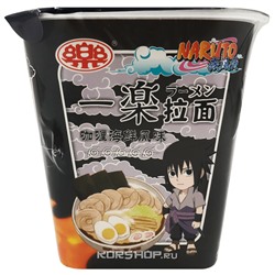Лапша б/п со вкусом морепродуктов Yile Noodles Naruto (черная), Китай, 100 г Акция