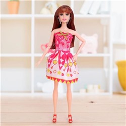 Кукла модель шарнирная «Анна» в платье, МИКС, в пакете 5122216