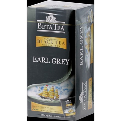 BETA TEA. Earl Grey карт.пачка, 25 пак.