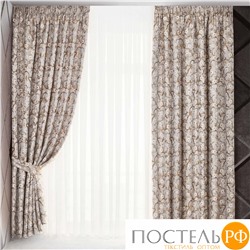 Togas КИОТО сер. Шторы 260x300-2, подхваты-2, 4 пр.