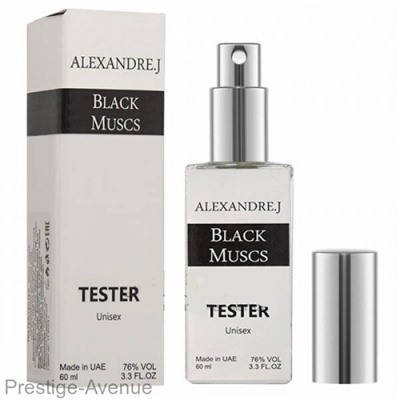 Тестер Alexandre.J Black Muscs Unisex 60 мл  ОАЭ (NEW)