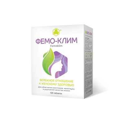 Фемо-Клим. Витаминный комплекс для женщин (120 таб по 505 мг). Парафарм