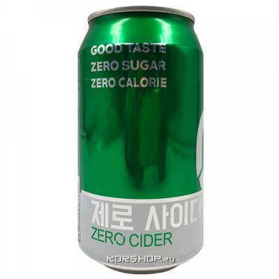 Газированный напиток Зеро Сидр Zero Cider Ilhwa, Корея, 350 мл Акция
