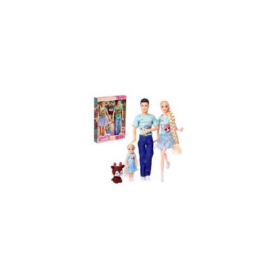 Набор кукол «Счастливая семья» с аксессуарами МИКС 7427972