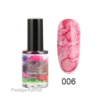 Акварельный гель OU Nail Aquarelle collection арт. 006