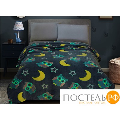 3043-09 Плед Tango Moonlight 150x200 светится в темноте 1,5-спальный 150x200 Микрофибра